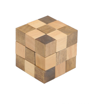 Jeu de bloc cubique magique en bois (CB1116)